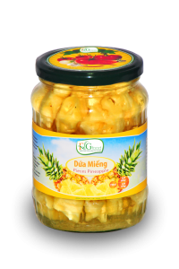Pineapple Pieces in Jar
