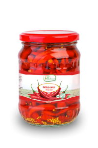 Pickled hot chilli in jar 540ml