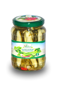 Pickled cucumber Cutting 1/4 in jar ®