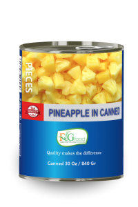 Canned Pineapple pieces 30 Oz