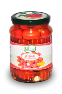 Pickled cherry tomatoes in jar 720ml