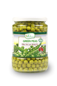 Green peas in jar 720ml