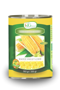 Canned sweet corn in 20 Oz