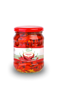 Pickled hot chilli in jar 380ml