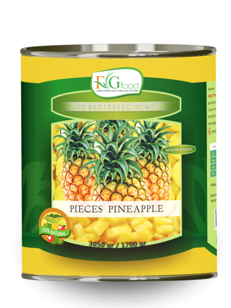 Dứa miếng đóng hộp A10/3Kg
