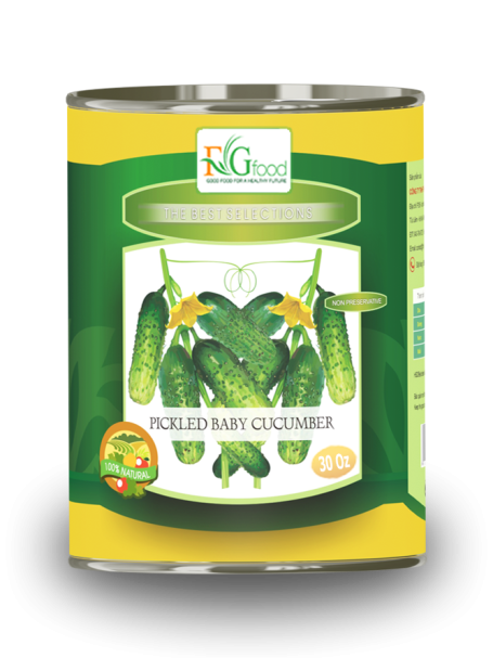 Dưa chuột ngâm đóng hộp 30 oz