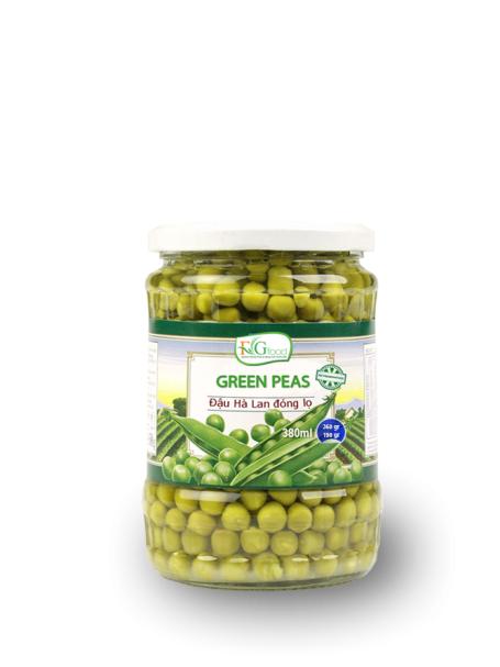 Đậu Hà Lan xanh trong lọ 380ml
