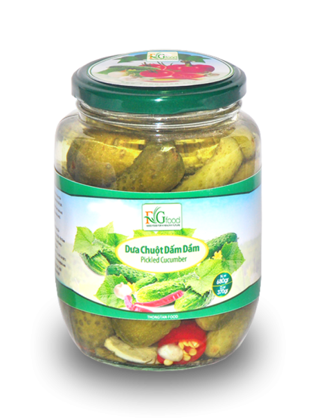Dưa chuột muối trong lọ 540ml