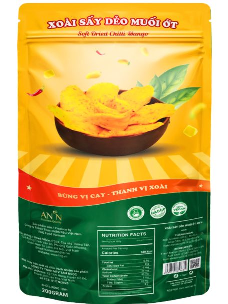 Xoài ớt khô mềm 200g