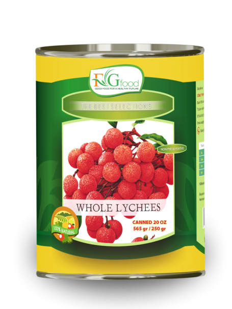 Vải thiều đóng hộp trong siro 20 Oz