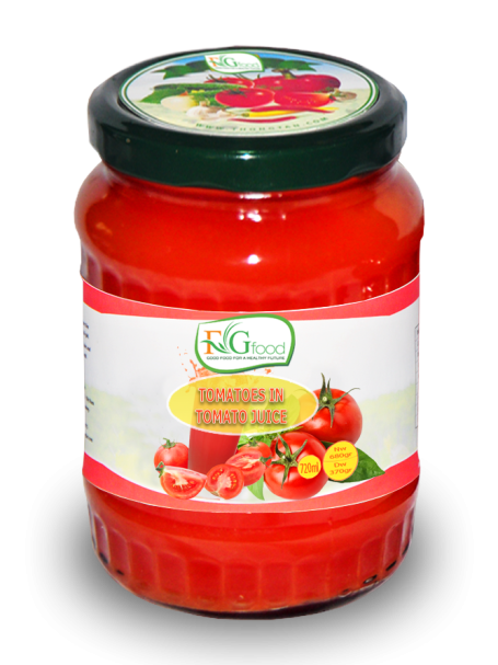 Cà chua nước ép trong lọ