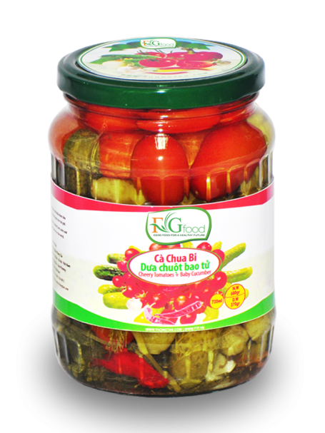 Dưa muối thập cẩm trong lọ 720ml